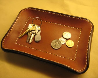 Leather Valet Tray - 8 x 6