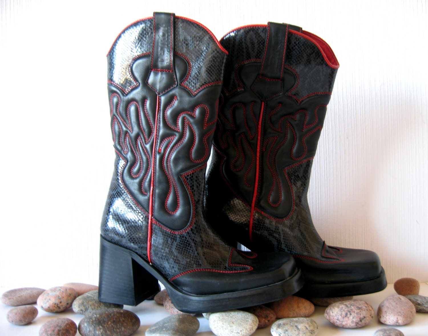 platform western boots