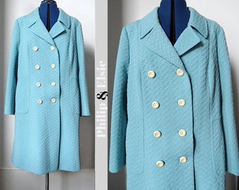 Ice Queen - 1960's Blue Coat - Large to XXL