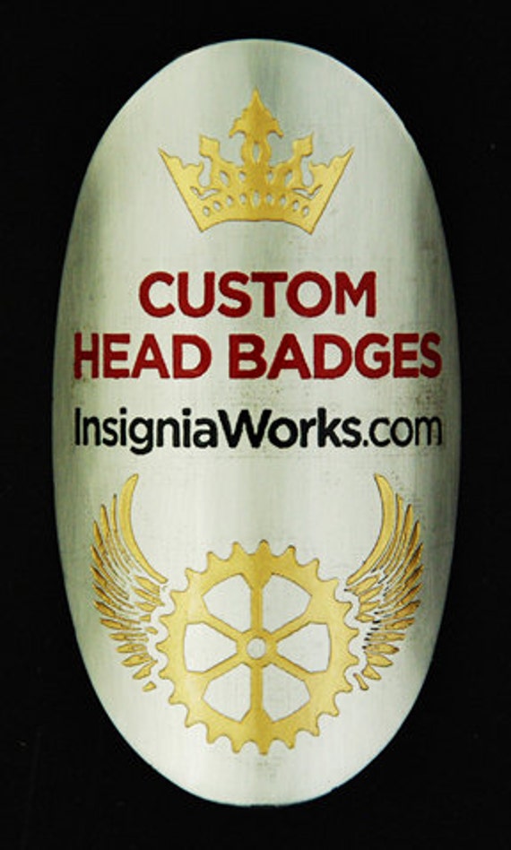 Custom Bike Badges with color