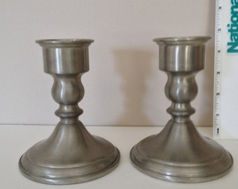 Popular items for pewter candlesticks on Etsy