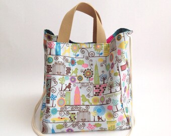 Waterproof Fabric Bag - colorful shoulder bag, woman handbag, daily use ...