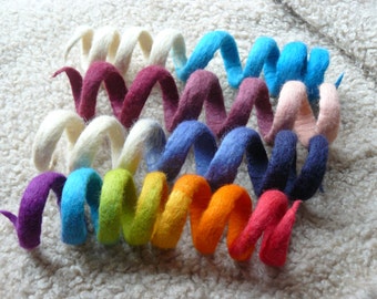 Felted cat toy/ Rainbow Serpent