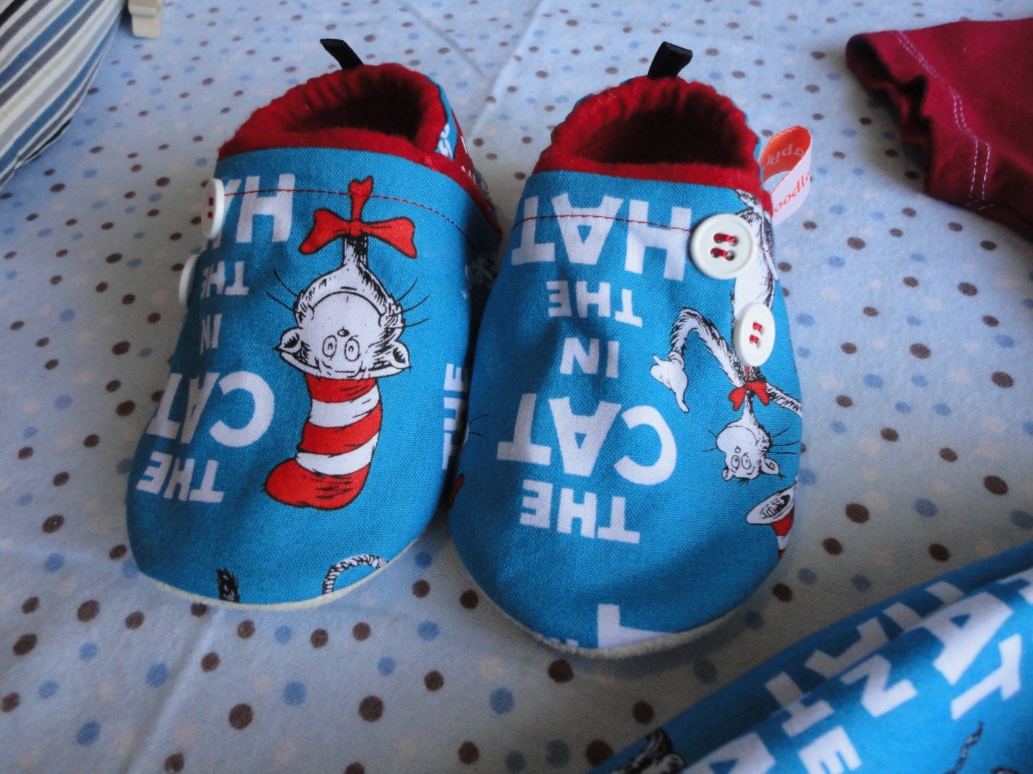 Dr. Seuss Cat in the Hat Inspired Baby Boy by doodlesbabylicious
