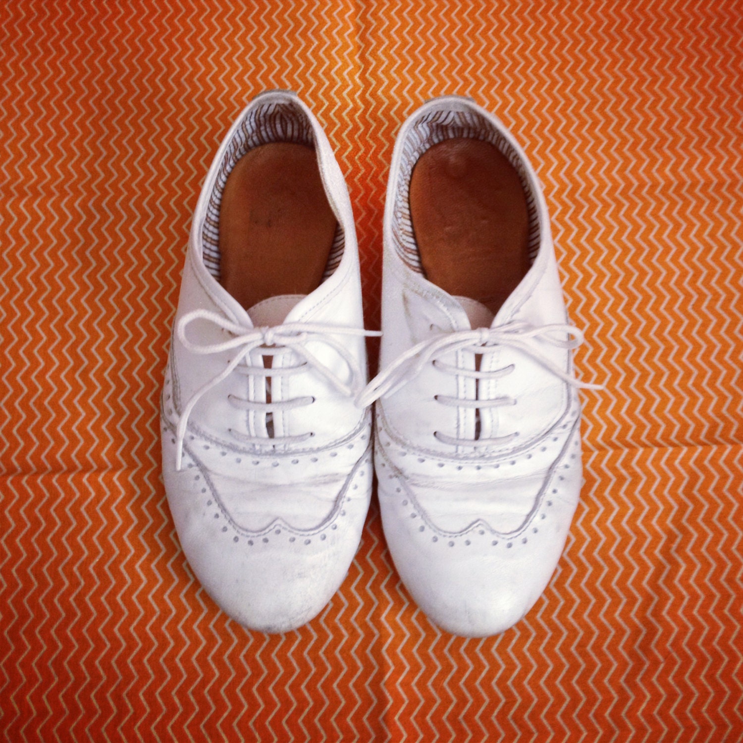 brogue ballet flats