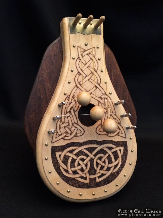 Celtic Bagpipe Bellows Door Harp by PipenbassCeltic on Etsy