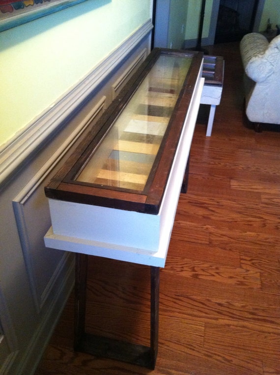 Items similar to Shadow Box Sofa Table(custom built) on Etsy