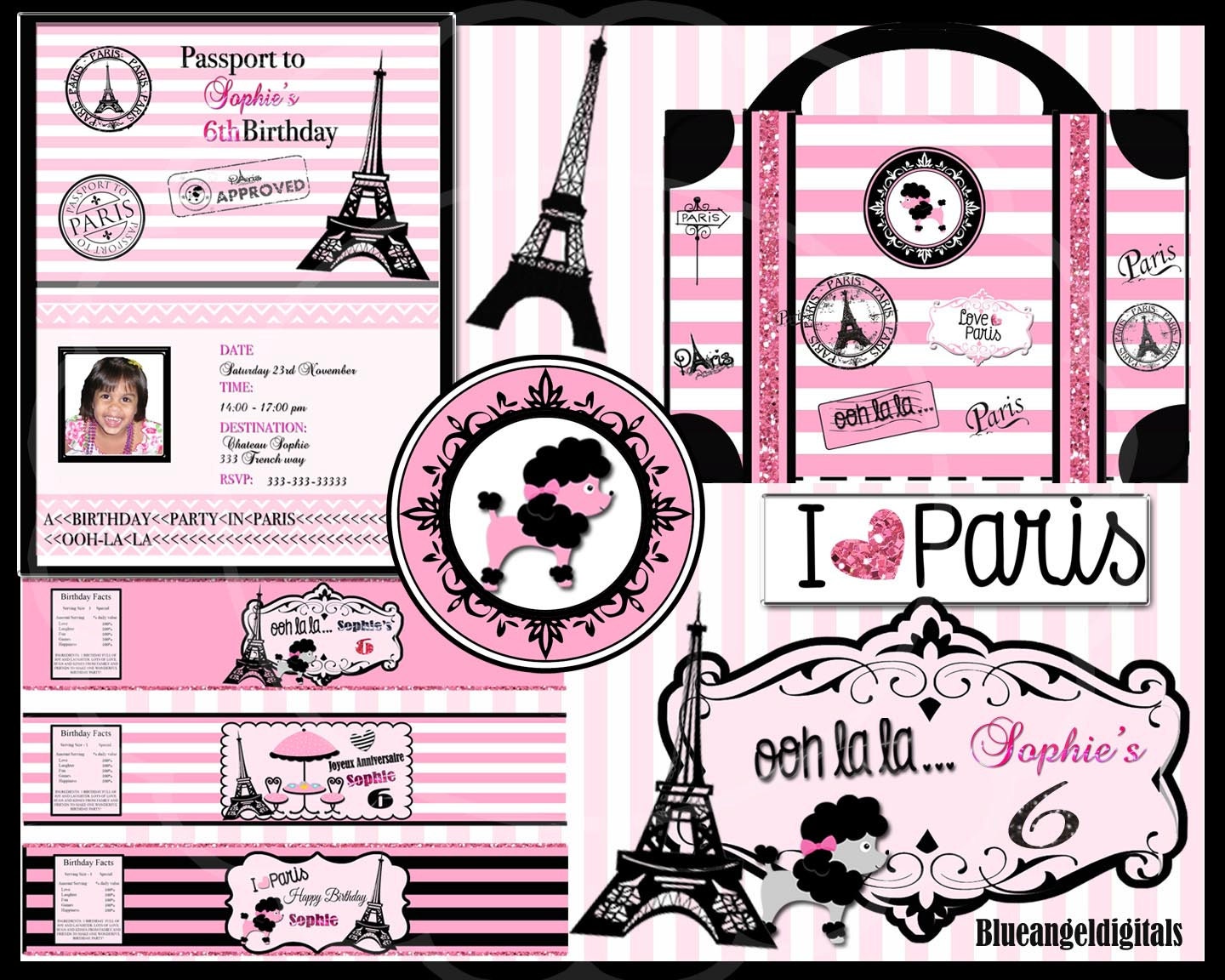 Night+in+Paris+Theme+Birthday Night In Paris Party Theme Paris party paris birthday