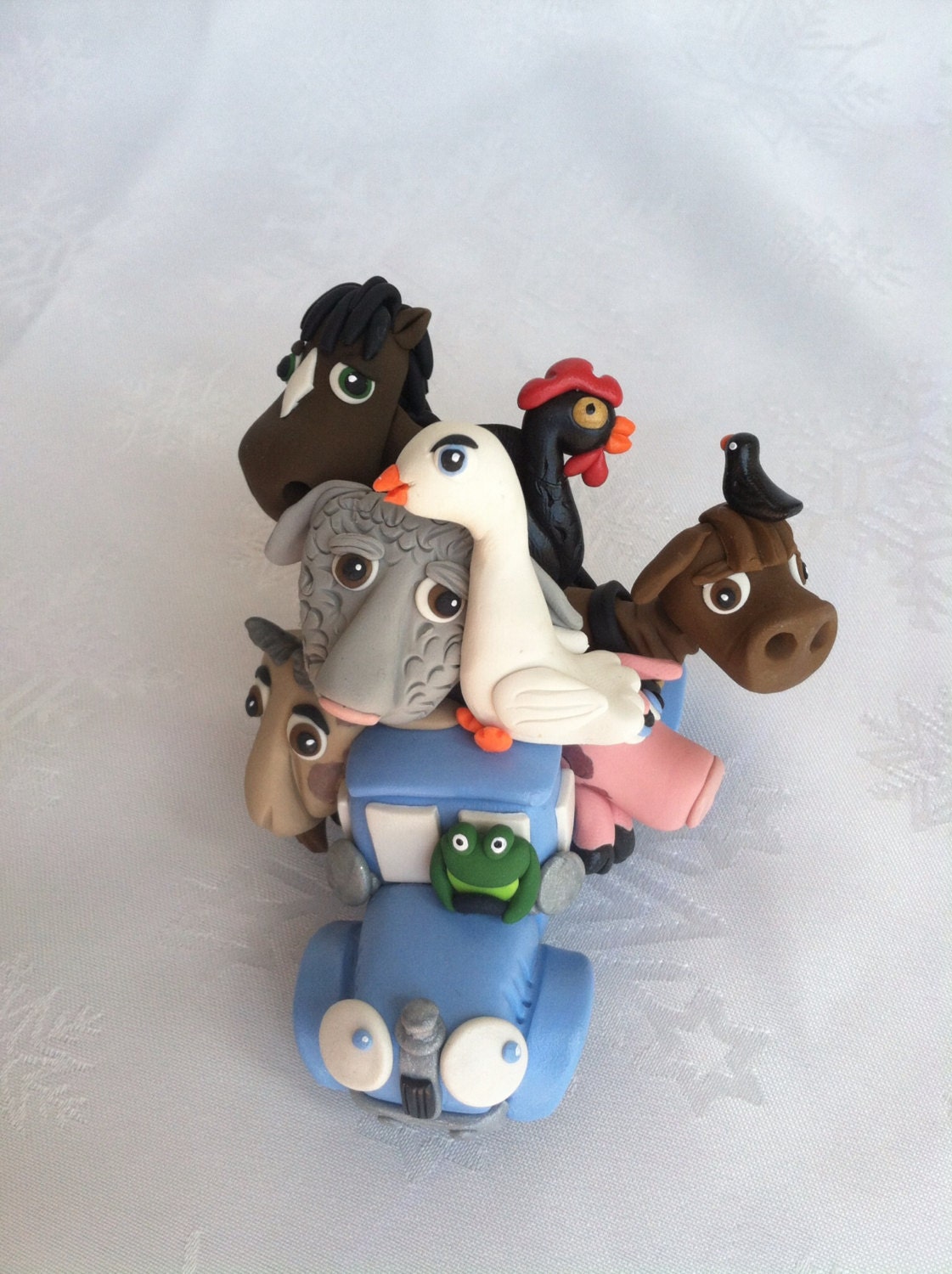 Little Blue Truck Story Book Cake Topper Decoration For Kids