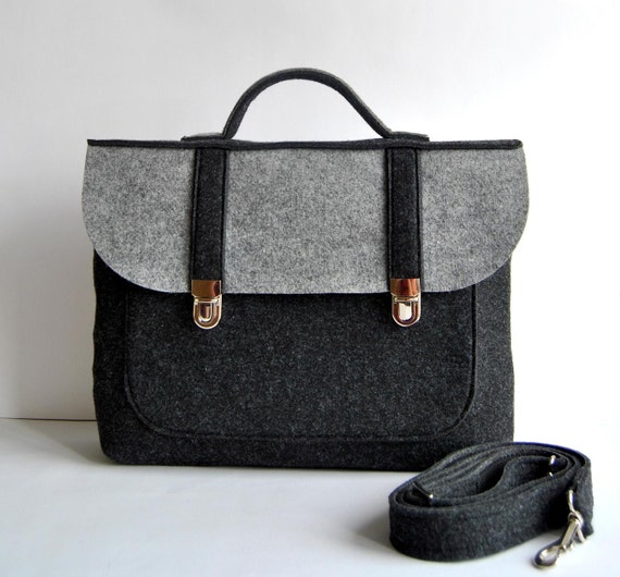 Felt briefcase 13 MacBook Pro Felt laptop bagsatchel case