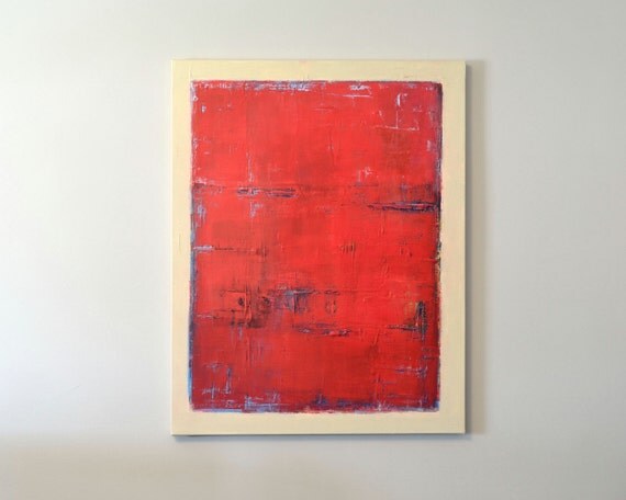 walk on red paint