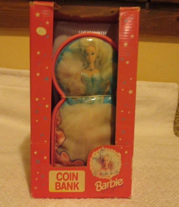 barbie coin bank