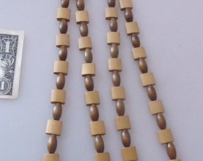 Vintage German Wooden Necklace