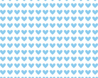 Popular items for blue hearts pattern on Etsy