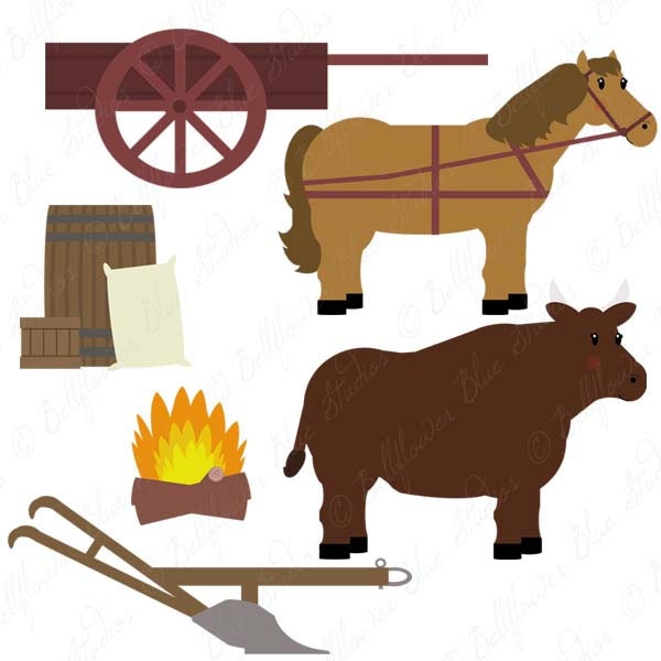 LDS Pioneers Digital Clipart