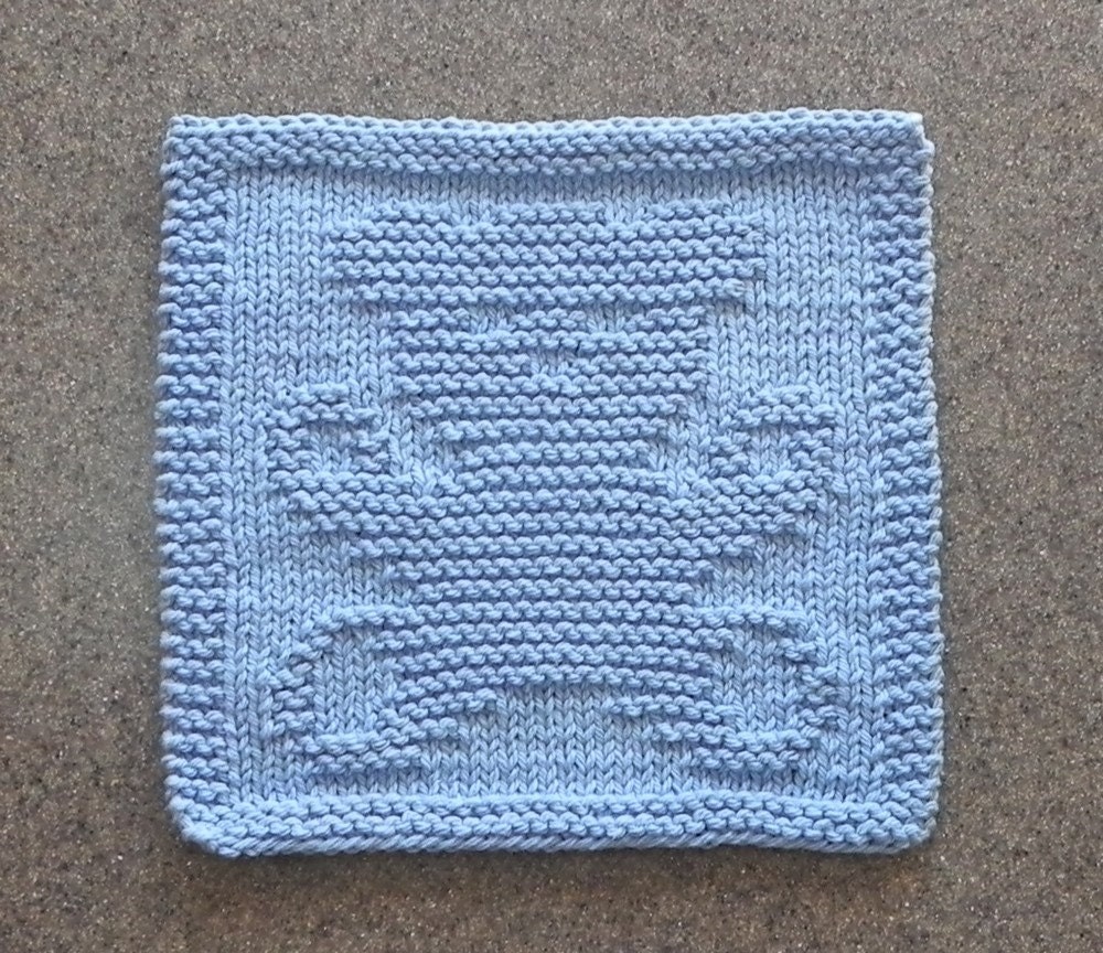 teddy bear dishcloth knitting pattern