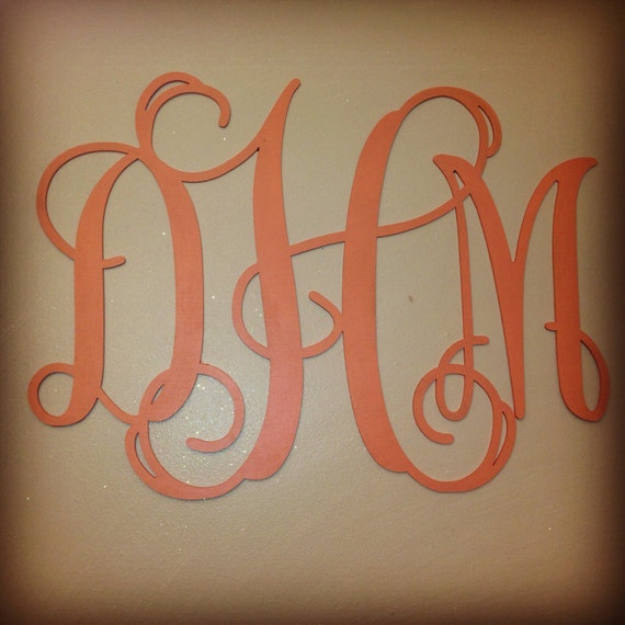 Wooden Monogram Wall Hanging, All Sizes,Wooden Monogram, Wall Art, Initial monogram,Wedding Decor