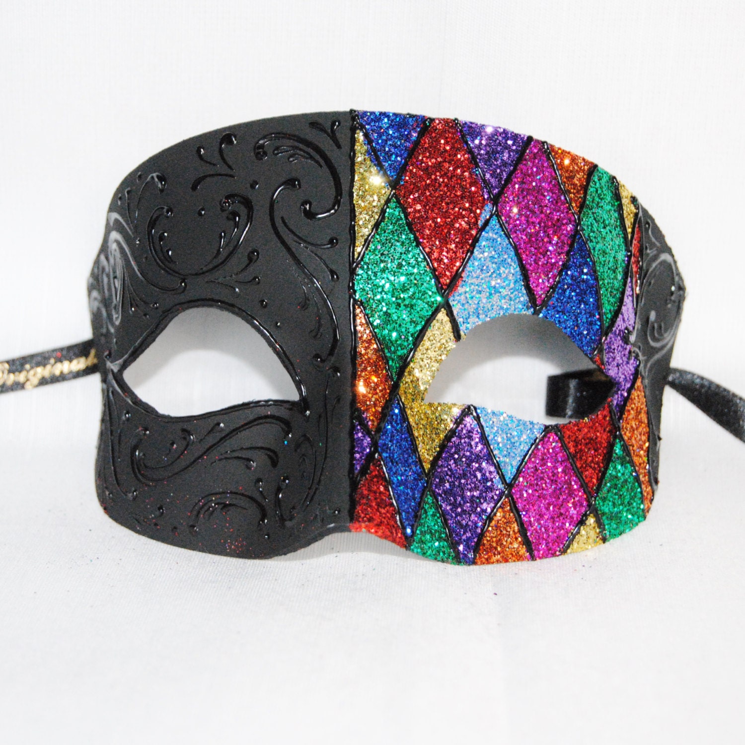 Items similar to Unisex mask colorful masquerade mask, mask