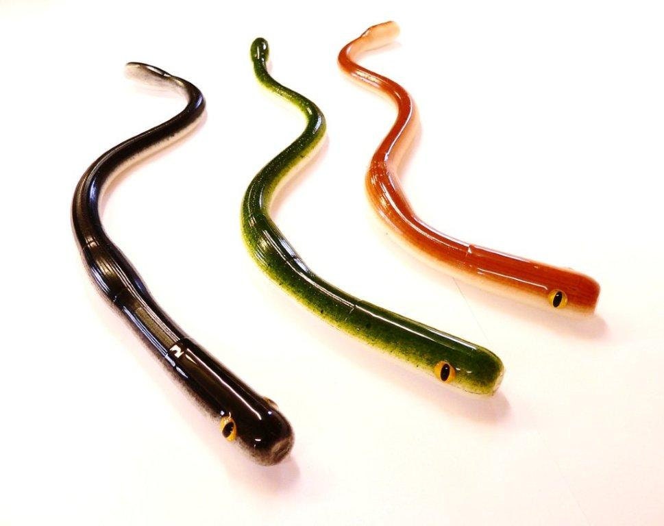 rubber snake fishing lure