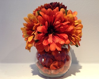 Autumn Harvest / Fall Floral Decor / Thanksgiving Decoration / Harvest Arrangement / Wedding Centerpiece / Quinceanera