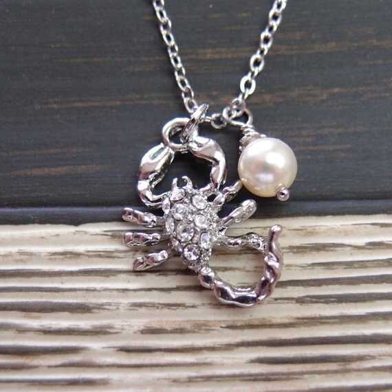 Swarovski scorpio necklace Clearance