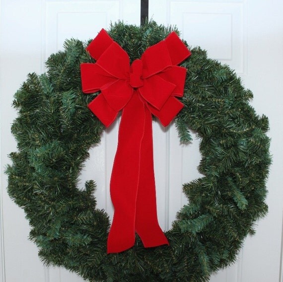items similar to red velvet wire edge christmas bows items similar to red velvet wire edge christmas bows
