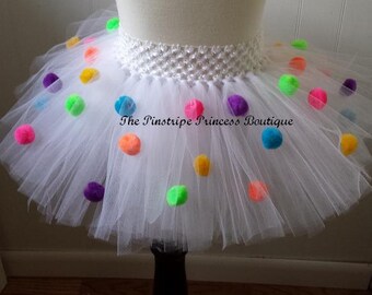 Items similar to Colorful tulle Tutu perfect for Birthday or any ...