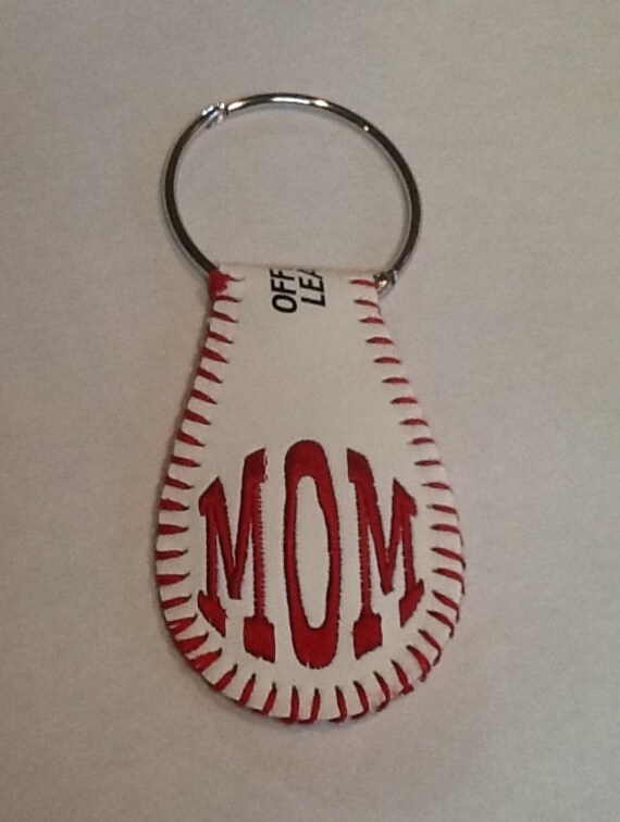 Items similar to Personalized baseball mom keychain on Etsy