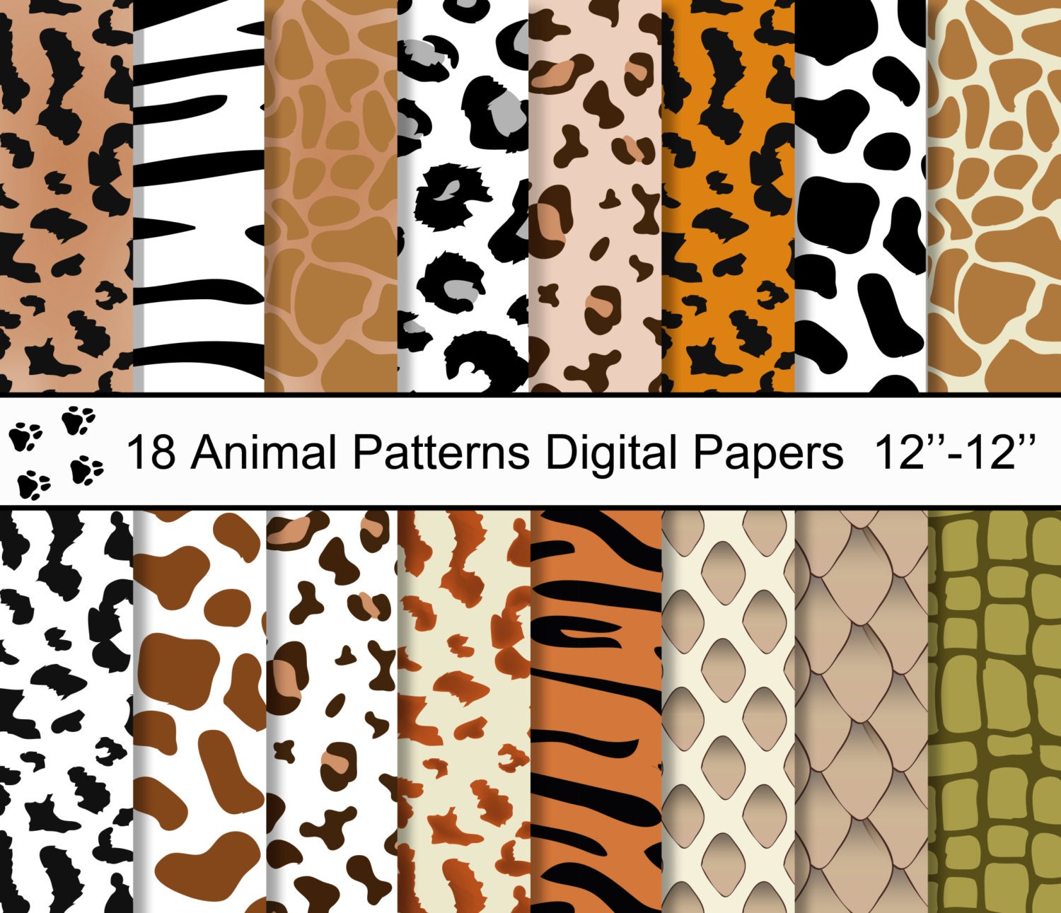 animal-print-digital-paper-scrapbook-paper-printable