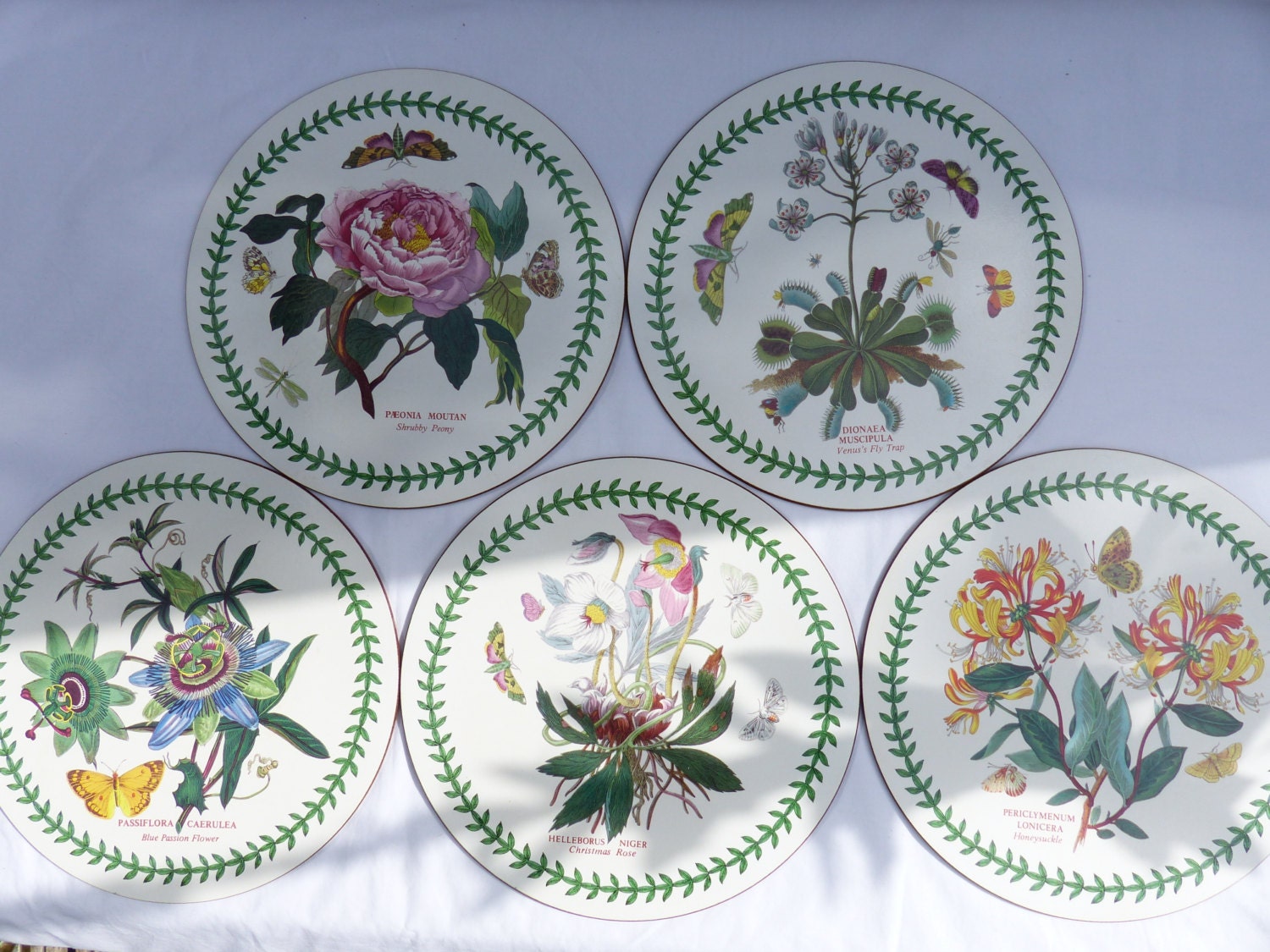 Portmeirion place mats in retired designs. Round 9