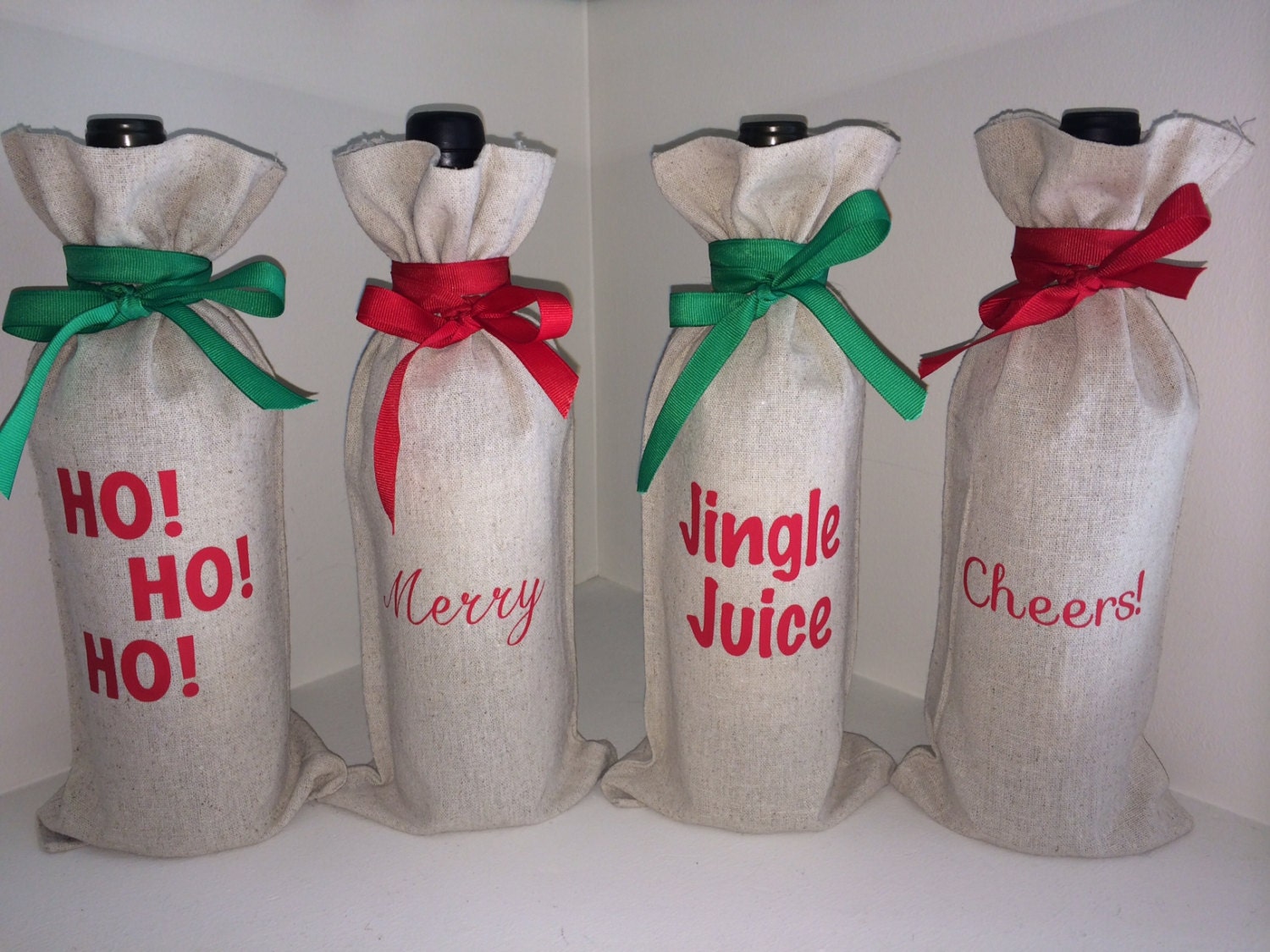 wine bags for christmas