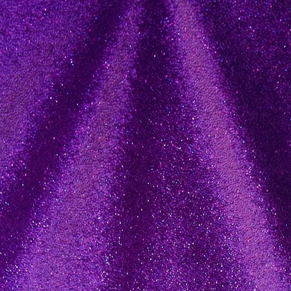 Stretch Velvet Fabric Stardust Glitter Velvet Silver
