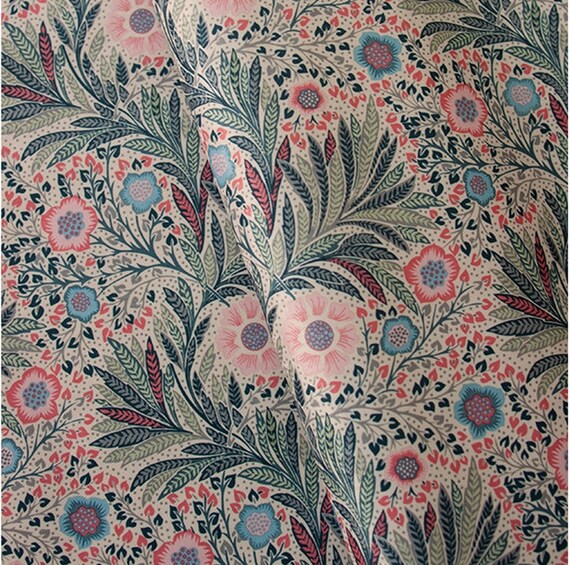 Waterproof Ripstop Fabric Vintage Flower By The Yard