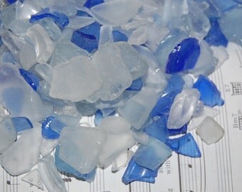 25 Lbs Light Blue Sea Glass | Bulk Seaglass | SHIPPING INCLUDED
