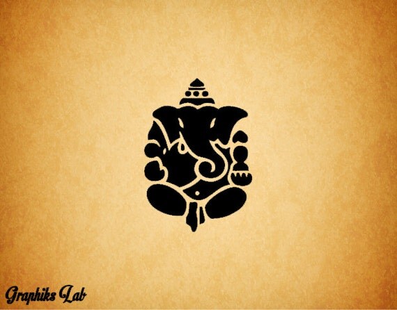 Ganesha Vinyl Decal Lord Ganesha Vinyl Decal