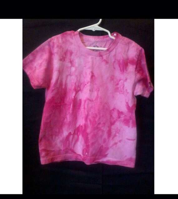 Items similar to Children's Medium Pink Camo TieDye Shirt on Etsy