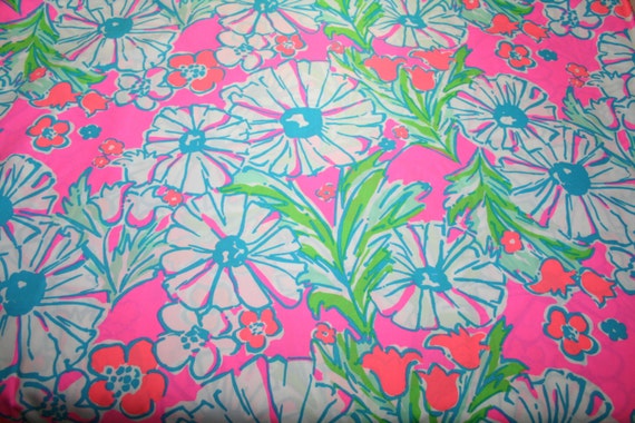 Lilly Pulitzer fabric Cosmo Pink SPLISH SPLASH