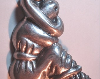 Vintage Mexican Jewelry Brooch South of the Border Siesta 02043