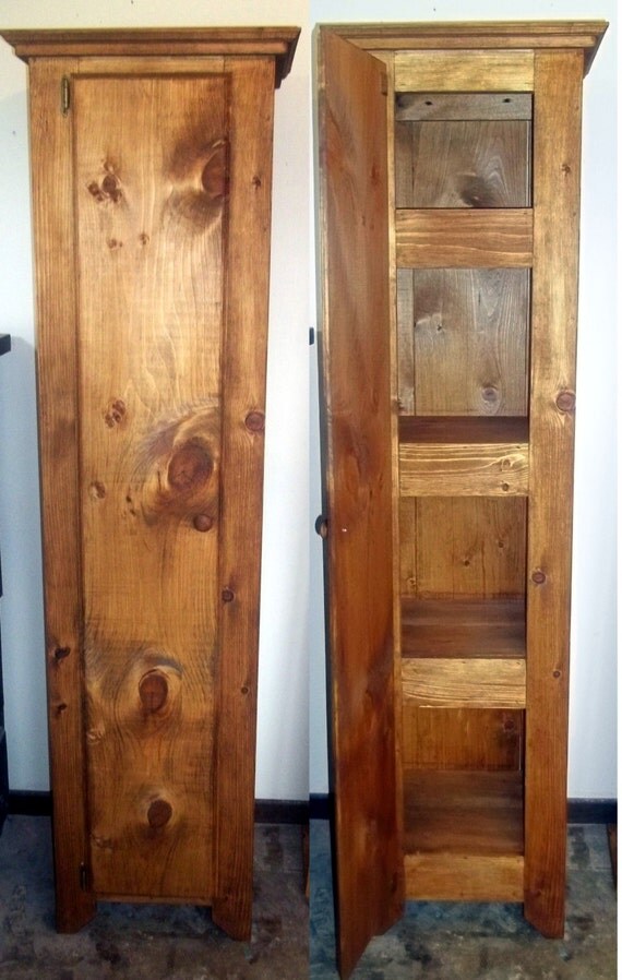 Rustic Pine Linen Closet by RoughCountryRustic on Etsy