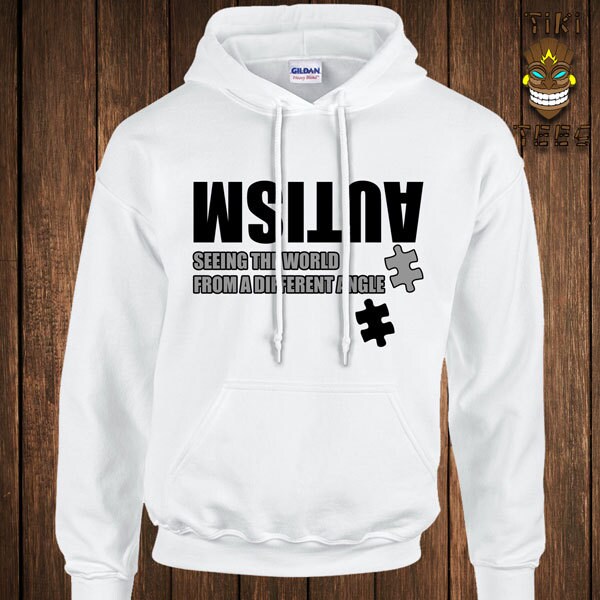 Funny Autism Awareness Hoodie Autistic Hooded Sweatshirt