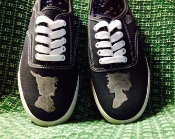 Hand-Painted Peter Pan Neverland Disney Canvas Shoes