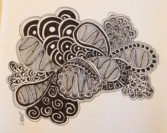 Popular items for zentangle designs on Etsy