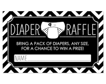 It is a picture of Delicate Free Printable Diaper Raffle Tickets Black and White It's just a graphic of Delicate Free Printable Diaper Raffle Tickets Black and White