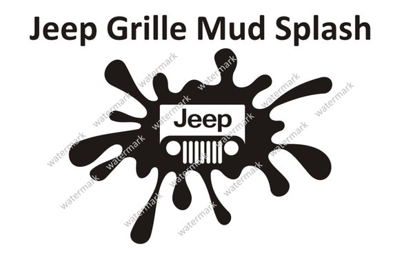 Jeep grille logo decal #4