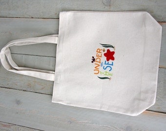 Embroidered Tote Bag Beach Theme by Red Bobbin Designs ...