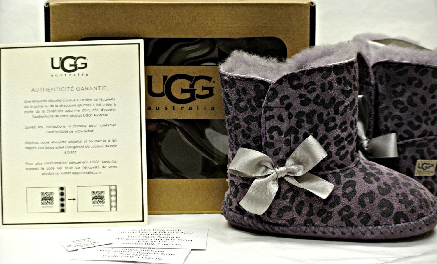 baby uggs leopard print