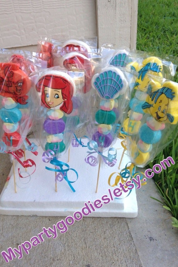 Ariel the little mermaid favors Ariel marshmallow pops the