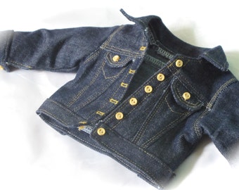 18 Inch Doll Dark Denim Jacket - American Made 18 Inch Doll Clothes - 18" Doll Jean Jacket - Liberty Jane Clothing - Clothes for Girl Dolls
