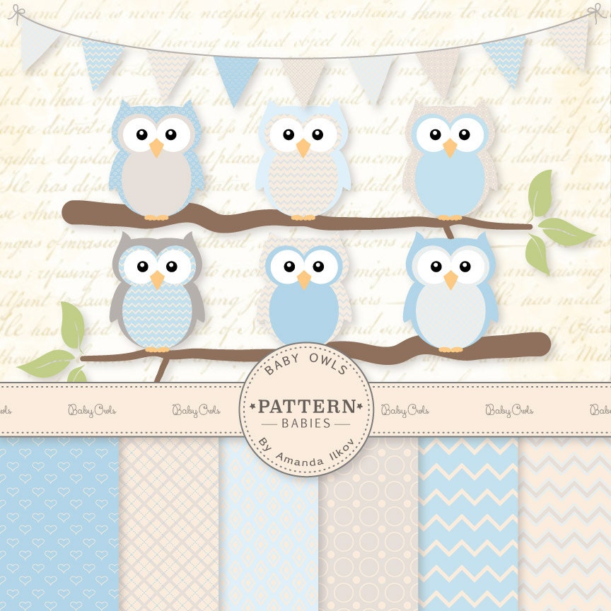 baby shower owl clipart - photo #28