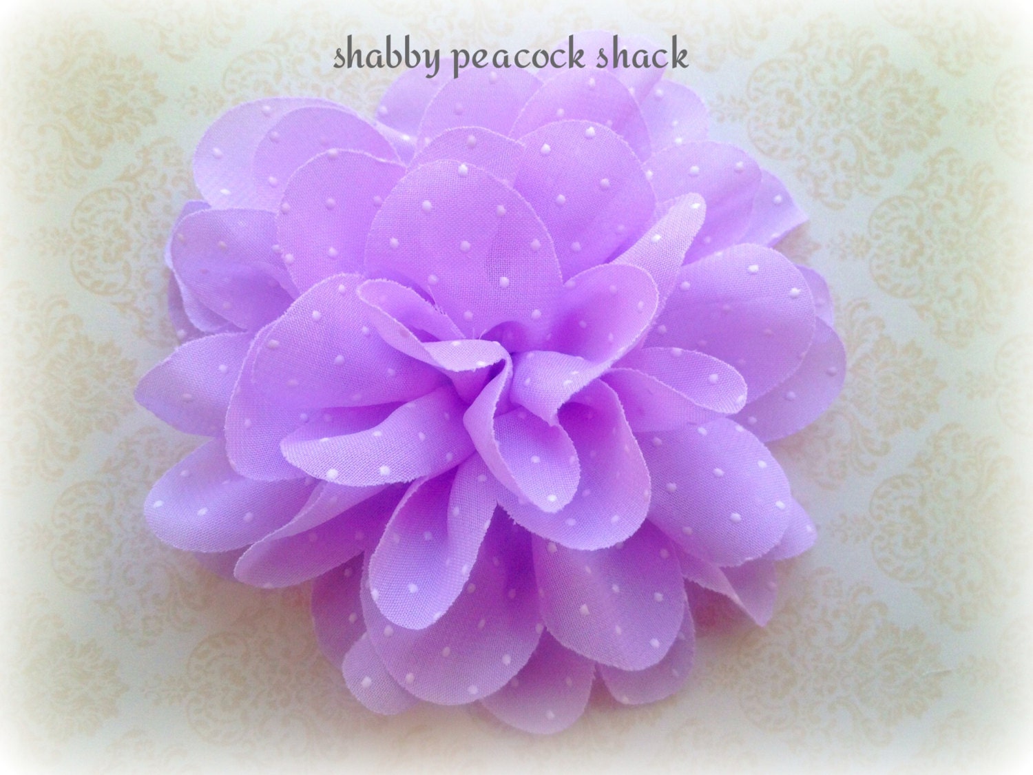 huge purple polka dot shabby chiffon flowers wholesale fabric huge purple polka dot shabby chiffon flowers wholesale fabric